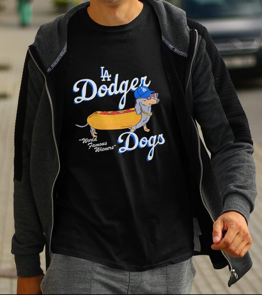 LA Dodger Dogs World Famous Wieners T-Shirt