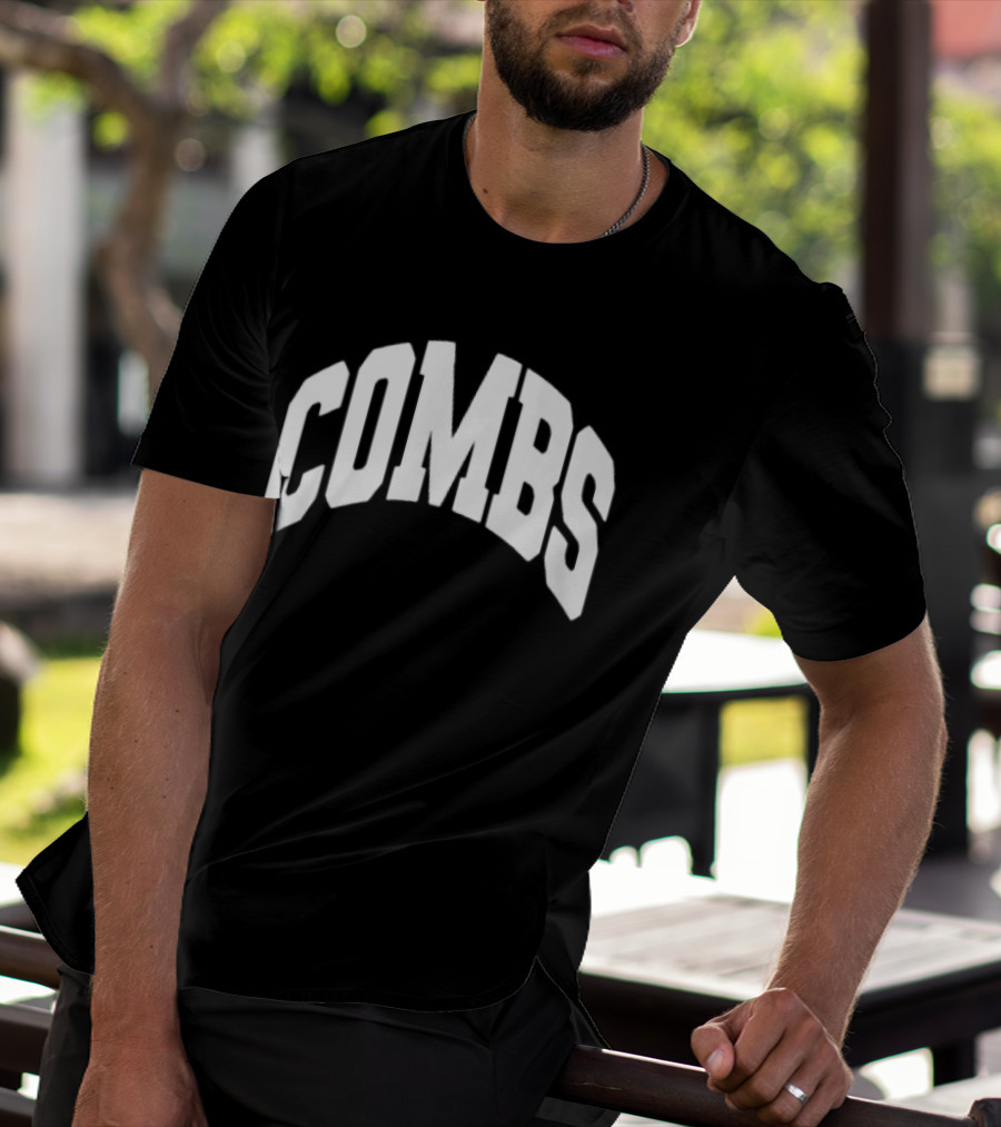 Luke Combs Merch Combs Arched 3D Lettering T-Shirt