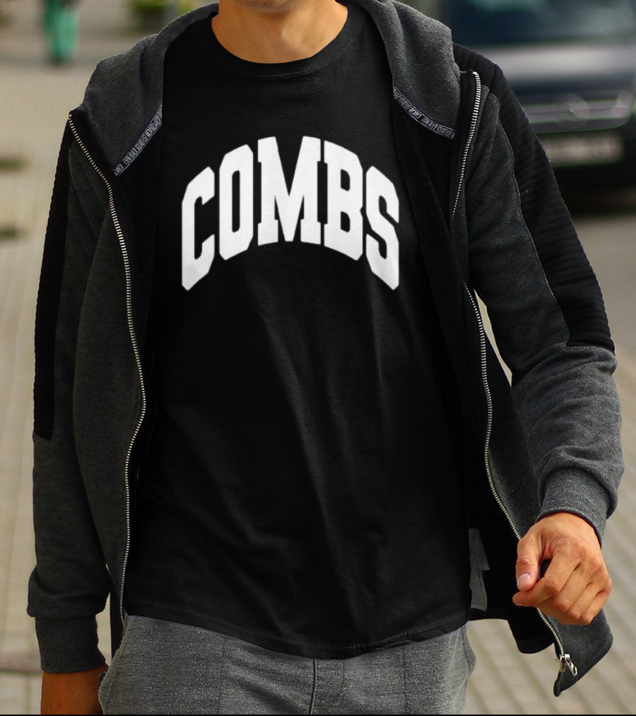 Luke Combs Merch Combs Arched 3D Lettering T-Shirt