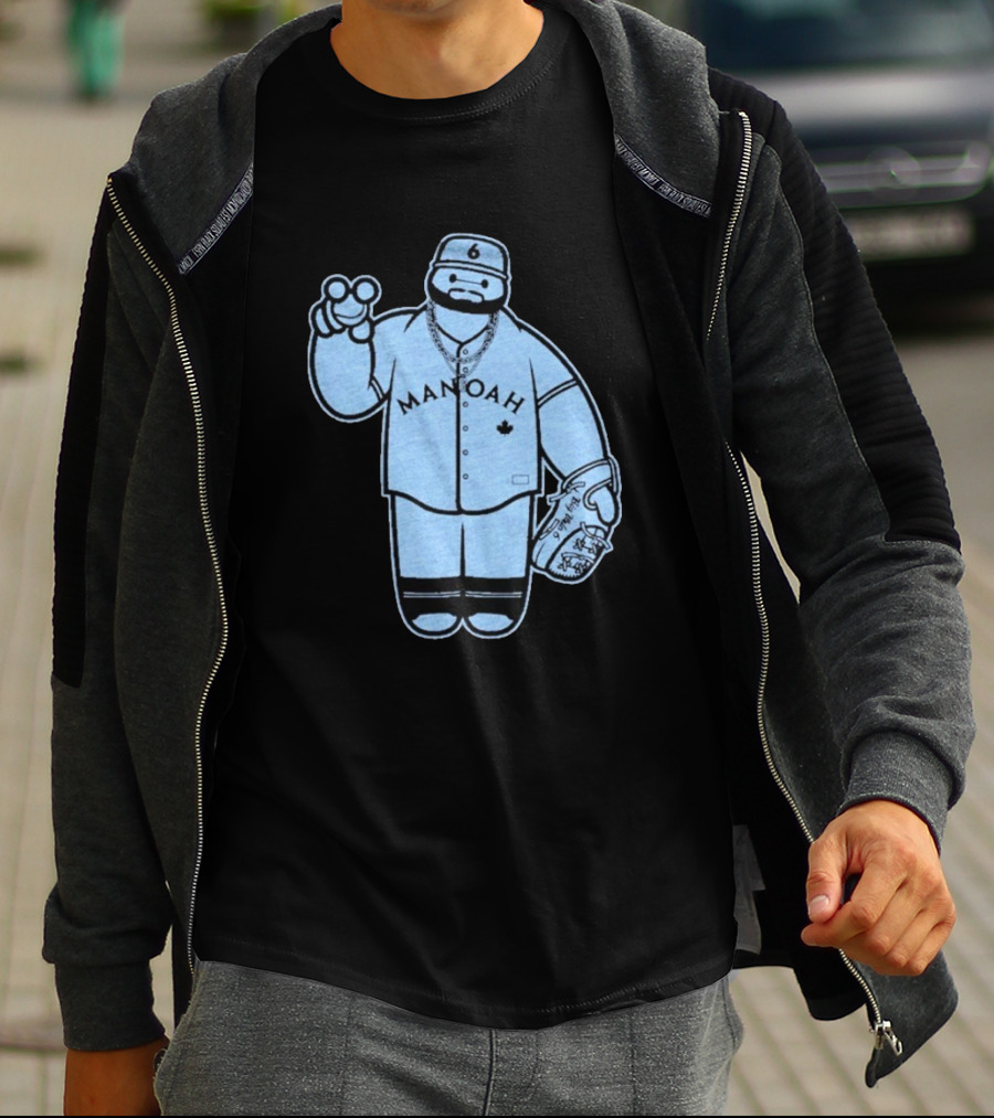 Manoah 6 Baseball Character Sports Graphic T-Shirt
