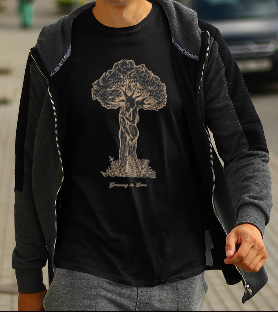 Marcosalvarado Growing In Love Embrace Tree Art T-Shirt