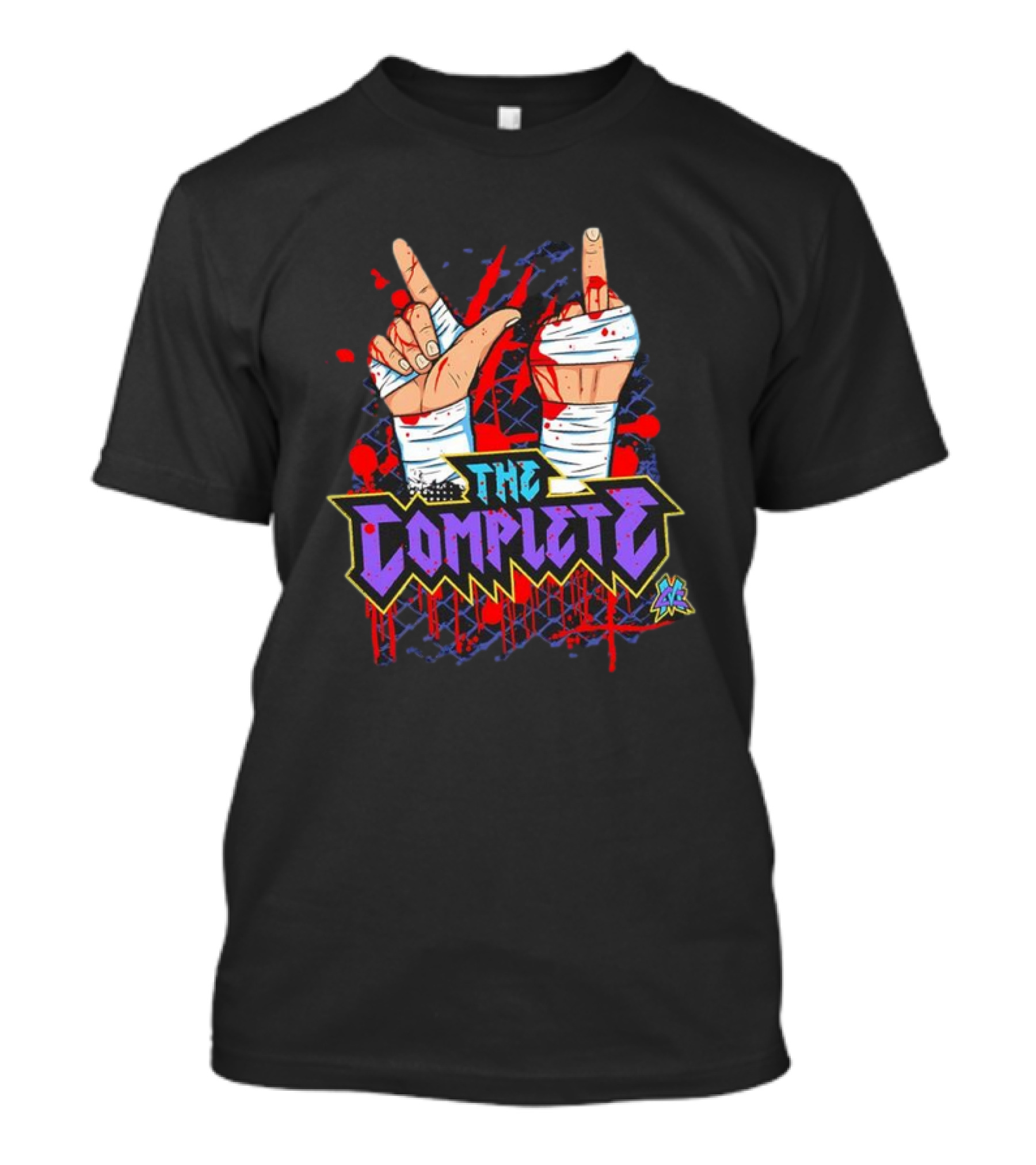 The Complete Matt Cardona Wrestling Tribute With Bloody Bandaged Hands T-Shirt