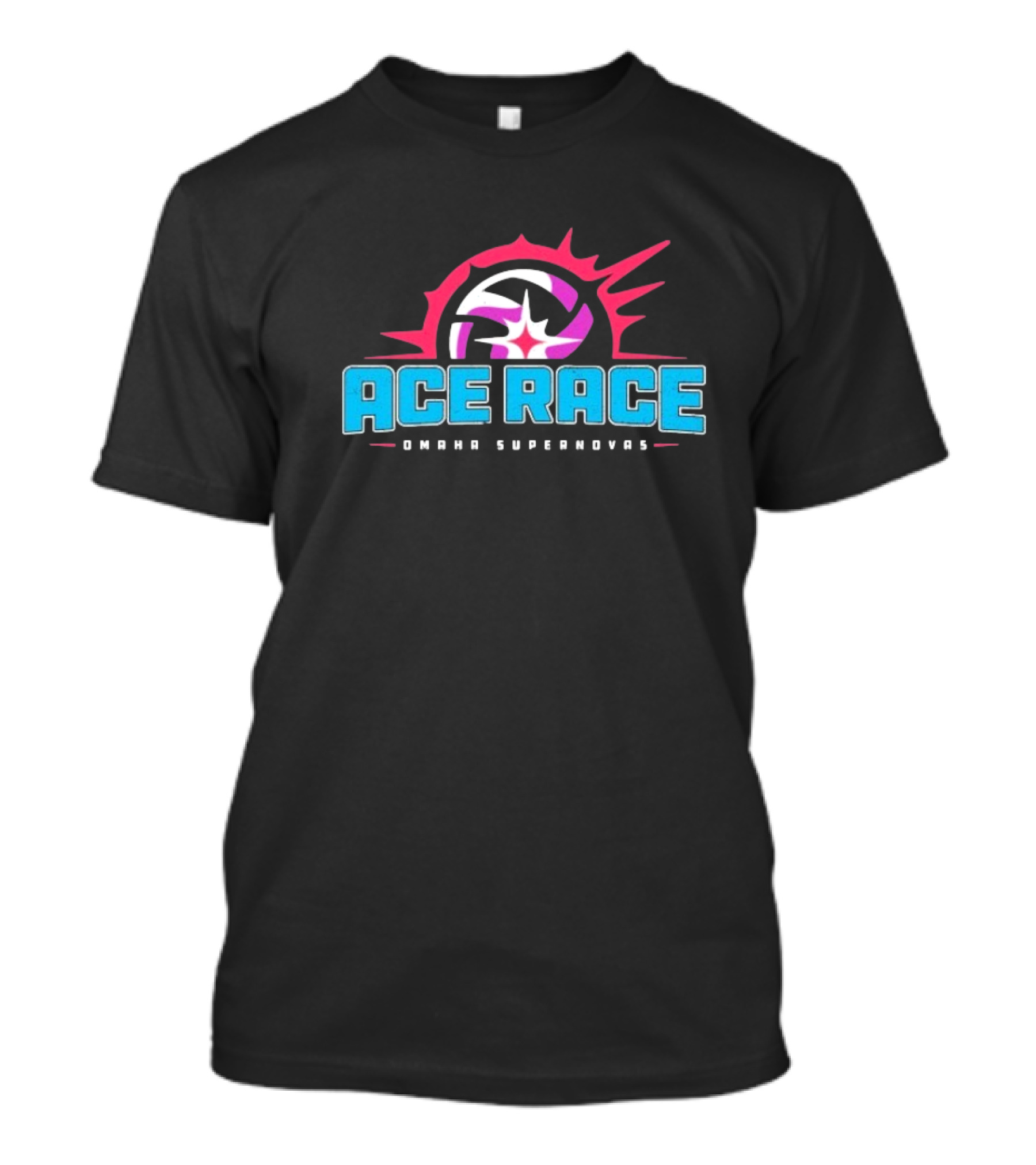 Omaha Supernovas Ace Race Volleyball Burst T-Shirt
