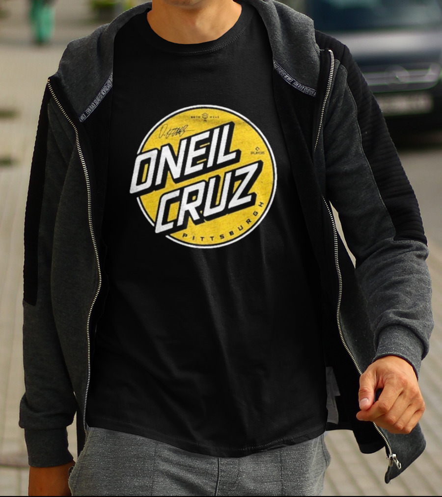 Oneil Cruz Pittsburgh Pirates Moto Wear Players Circle T-Shirt