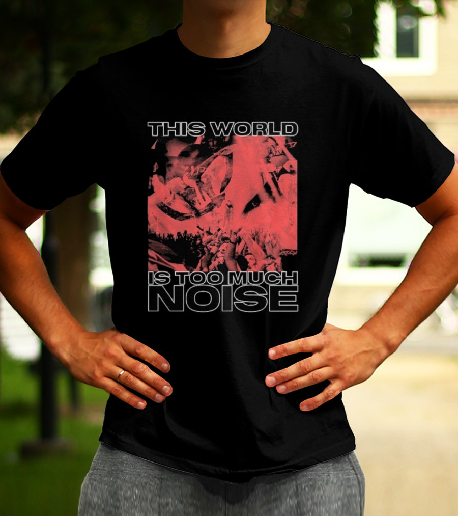 This World Is Too Much Noise Rise Against Concert Imagery T-Shirt