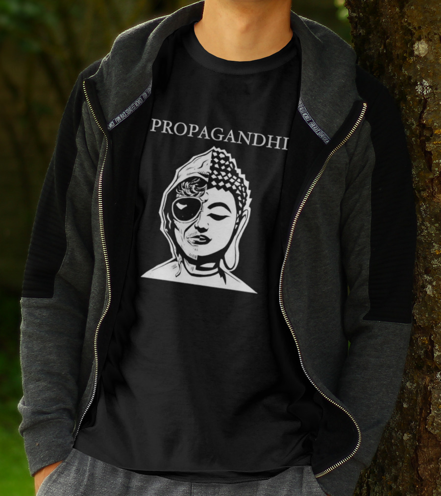 Propagandhi Half Buddha Half Punk Face T-Shirt