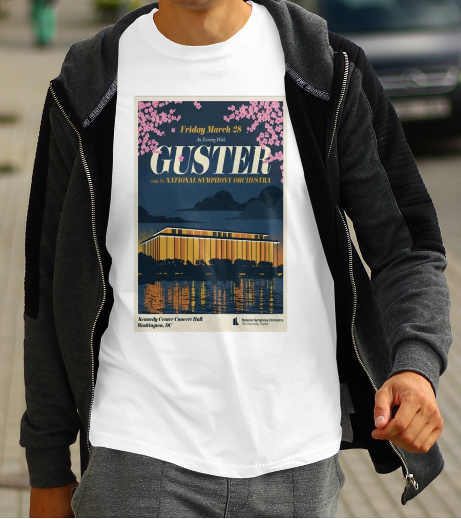 Friday March 28 An Evening With Guster National Symphony Orchestra Kennedy Center Washington DC T-Shirt
