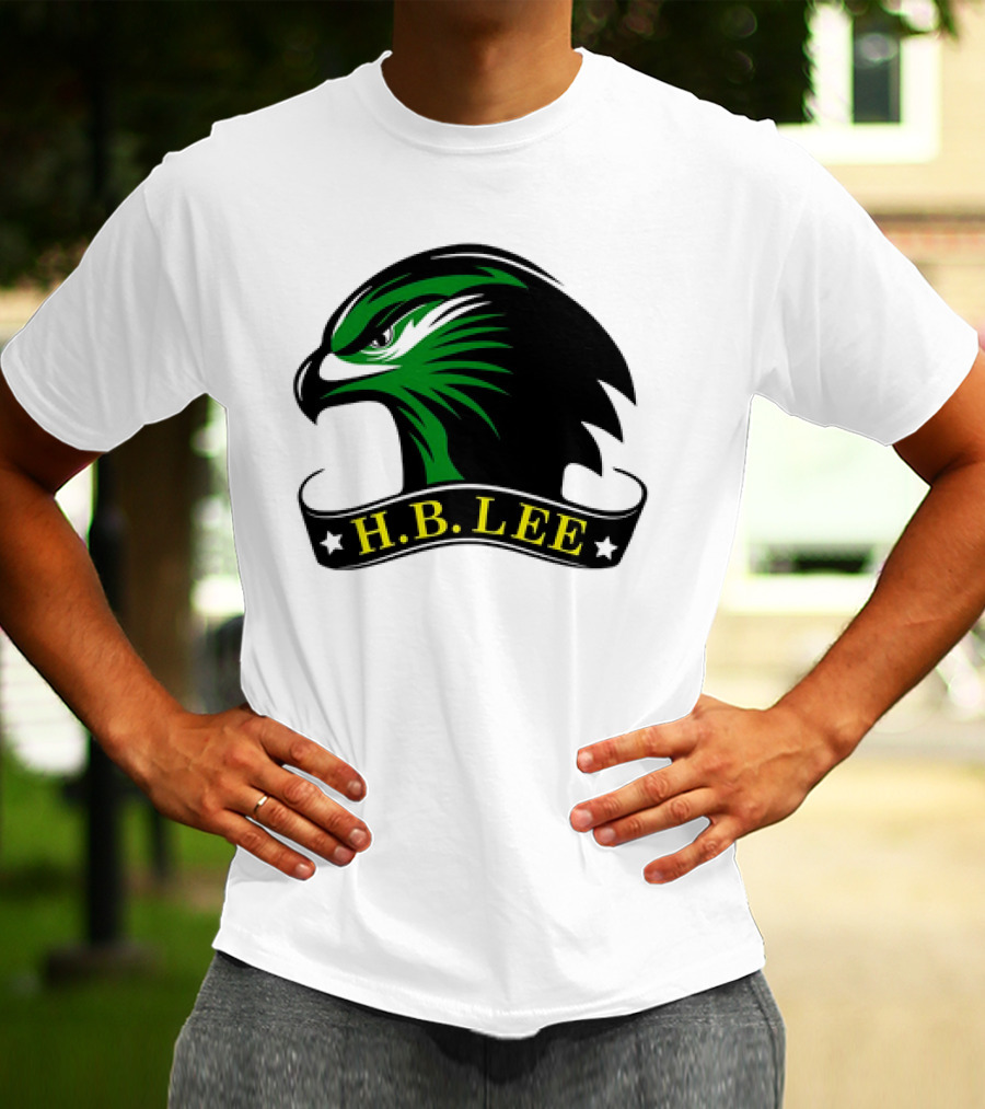 H.B. Lee Green Eagle Emblem T-Shirt
