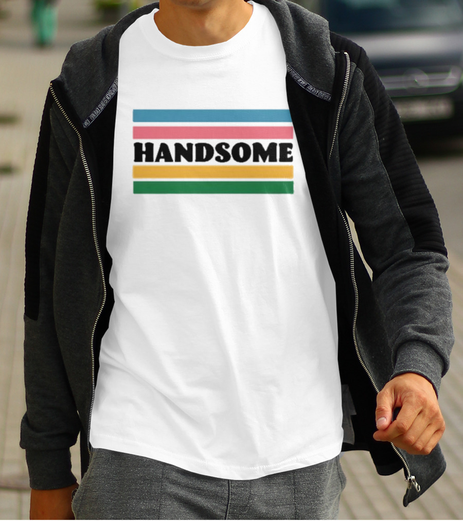 Handsome Podcast Handsome Ringer Funny Mom Rockbottuns Baseball Comedy Special T-Shirt