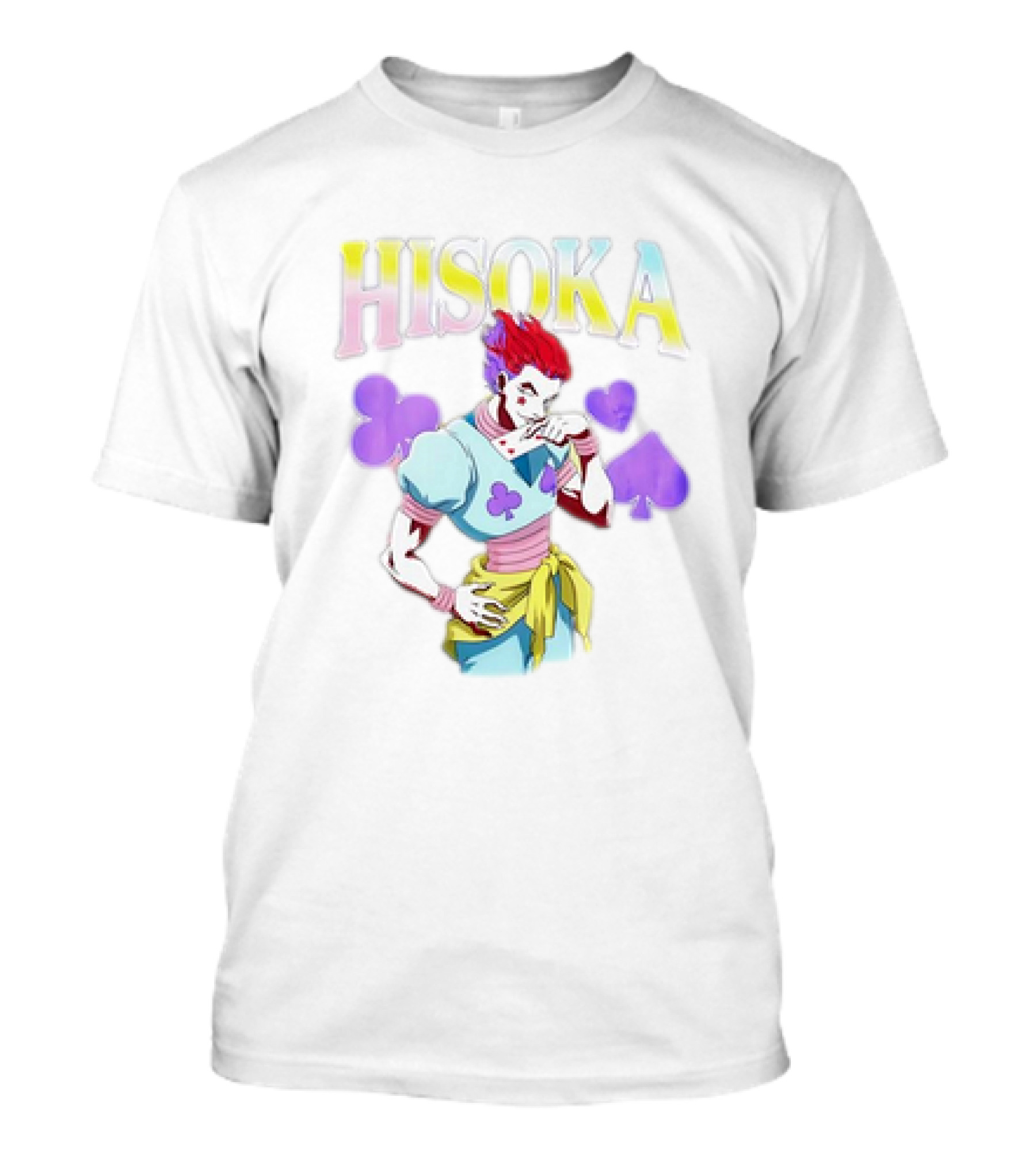 Hisoka Colorful Playing Cards Hunter X Hunter T-Shirt
