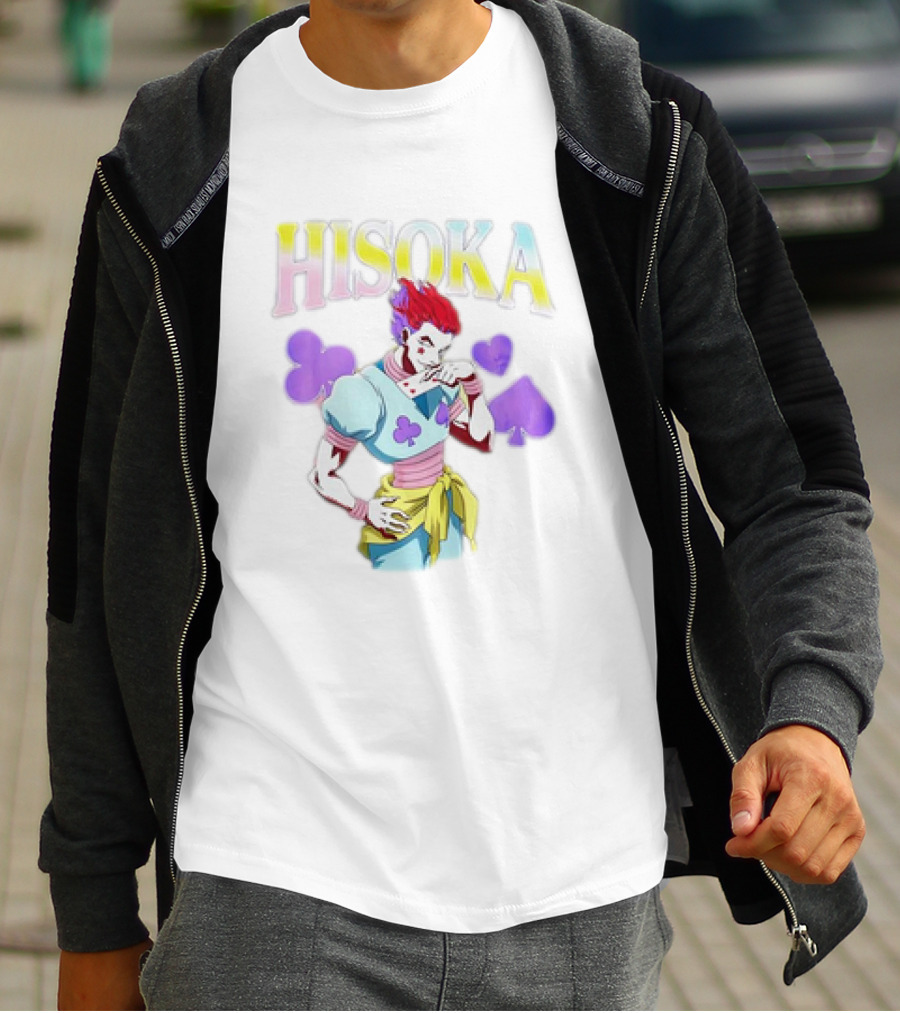 Hisoka Colorful Playing Cards Hunter X Hunter T-Shirt