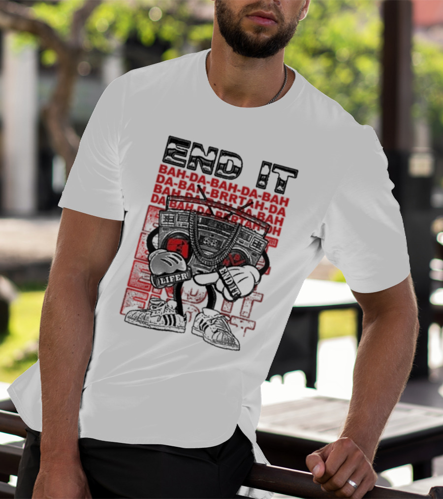 End It Holymountainprinting Baltimore Hardcore HB Lifer Ba Ba Ba Ba Ba Ba Ba Ba T-Shirt