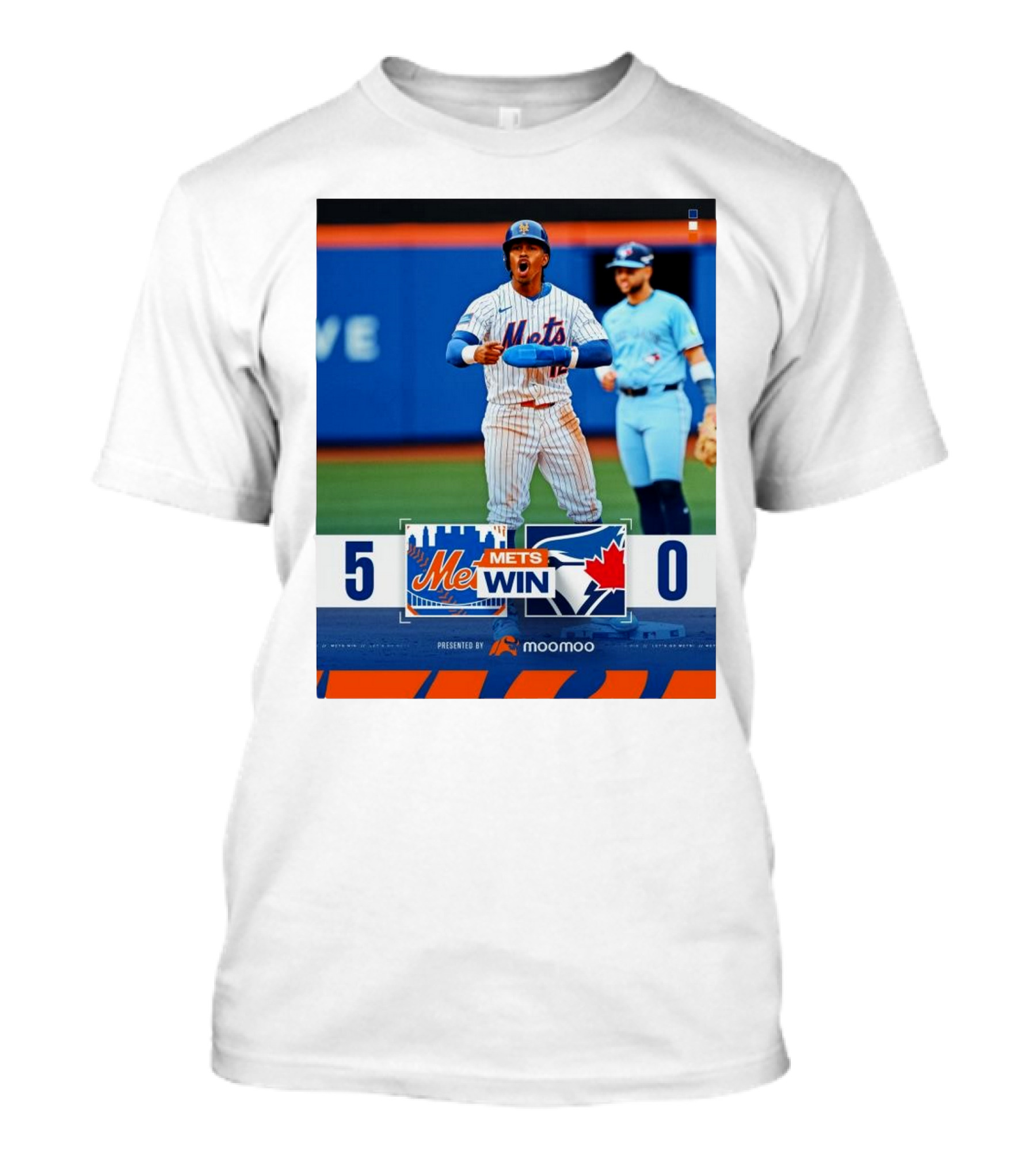 New York Mets Win 5-0 Toronto Blue Jays April 4 2025 T-Shirt
