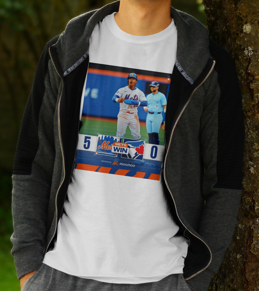 New York Mets Win 5-0 Toronto Blue Jays April 4 2025 T-Shirt