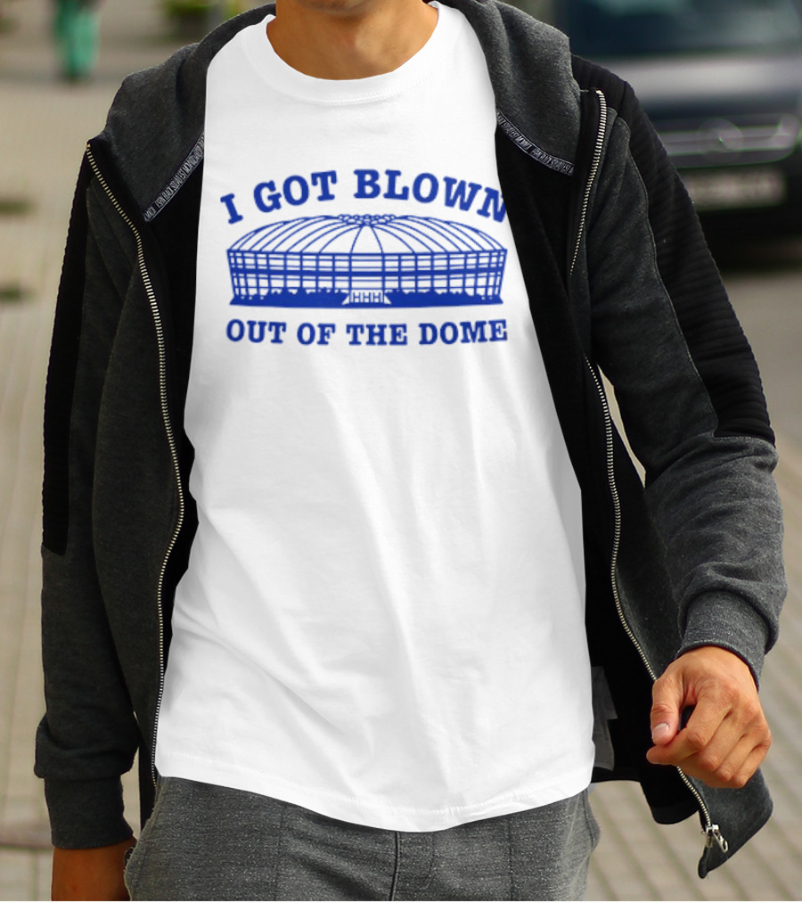 I Got Blown Out Of The Dome Stadium Illustration T-Shirt