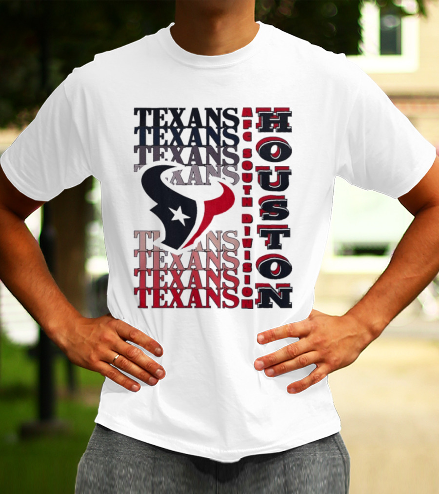 Houston Texans AFC South Division Texans Football T-Shirt