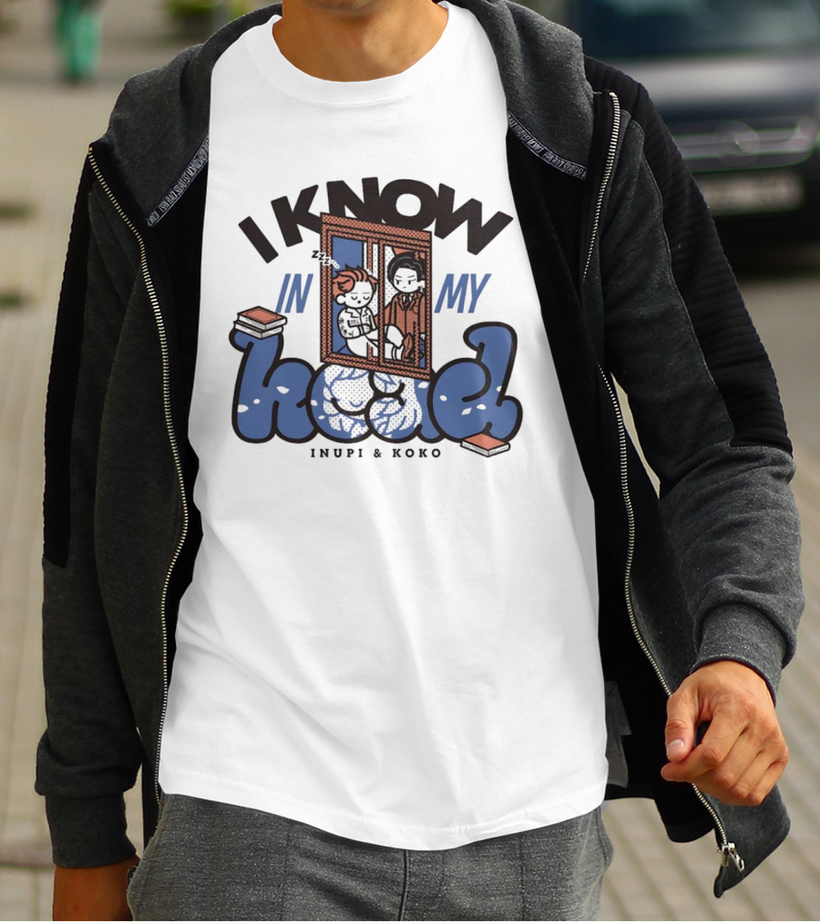 I Know In My Head Inupi And Koko Retro Comic Style T-Shirt