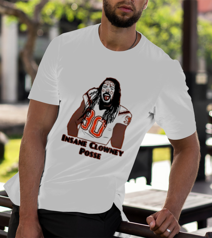 Insane Clowney Posse Player Number 90 Football Themed T-Shirt
