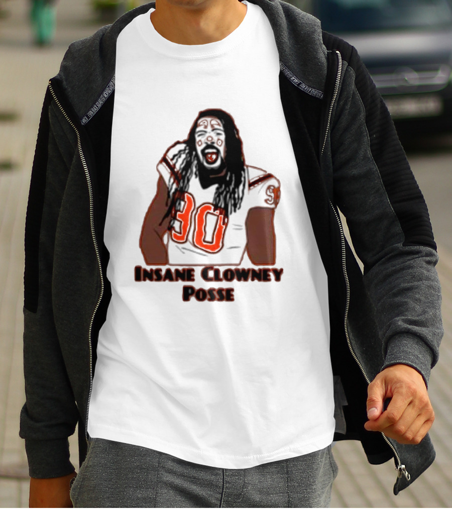 Insane Clowney Posse Player Number 90 Football Themed T-Shirt