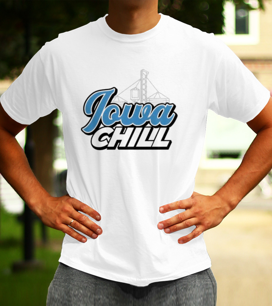 Iowa Chill Beer Coors-Inspired Retro Style T-Shirt
