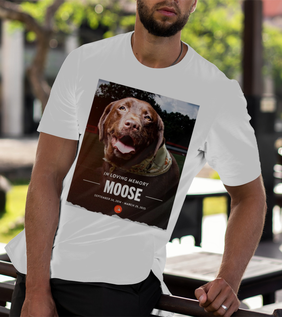 Cleveland Browns NFL In Loving Memory Moose September 24 2014 March 29 2025 Hard Knocks Star T-Shirt