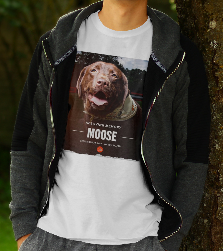 Cleveland Browns NFL In Loving Memory Moose September 24 2014 March 29 2025 Hard Knocks Star T-Shirt