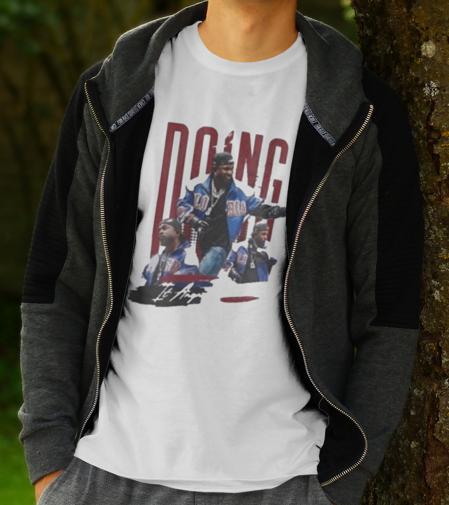 Kendrick Lamar Doing It Anyway Hey Drake Blue Jacket T-Shirt