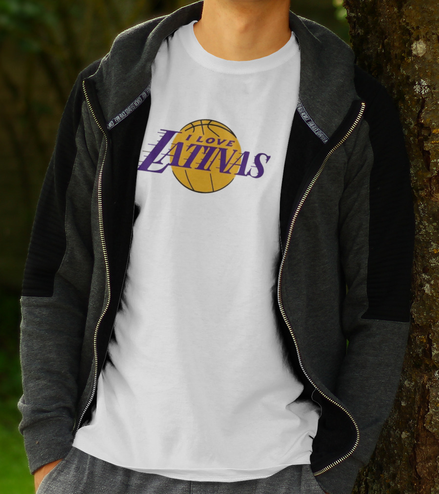 LA Basketball I Love Latinas T-Shirt