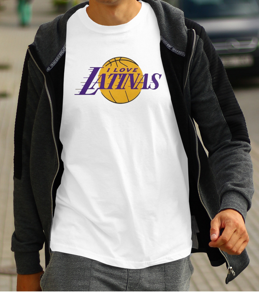 LA Basketball I Love Latinas T-Shirt