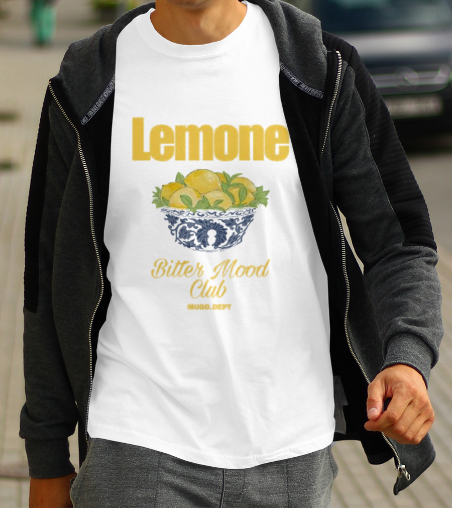 Lemone Bitter Mood Club O Dept Lemons In Bowl T-Shirt