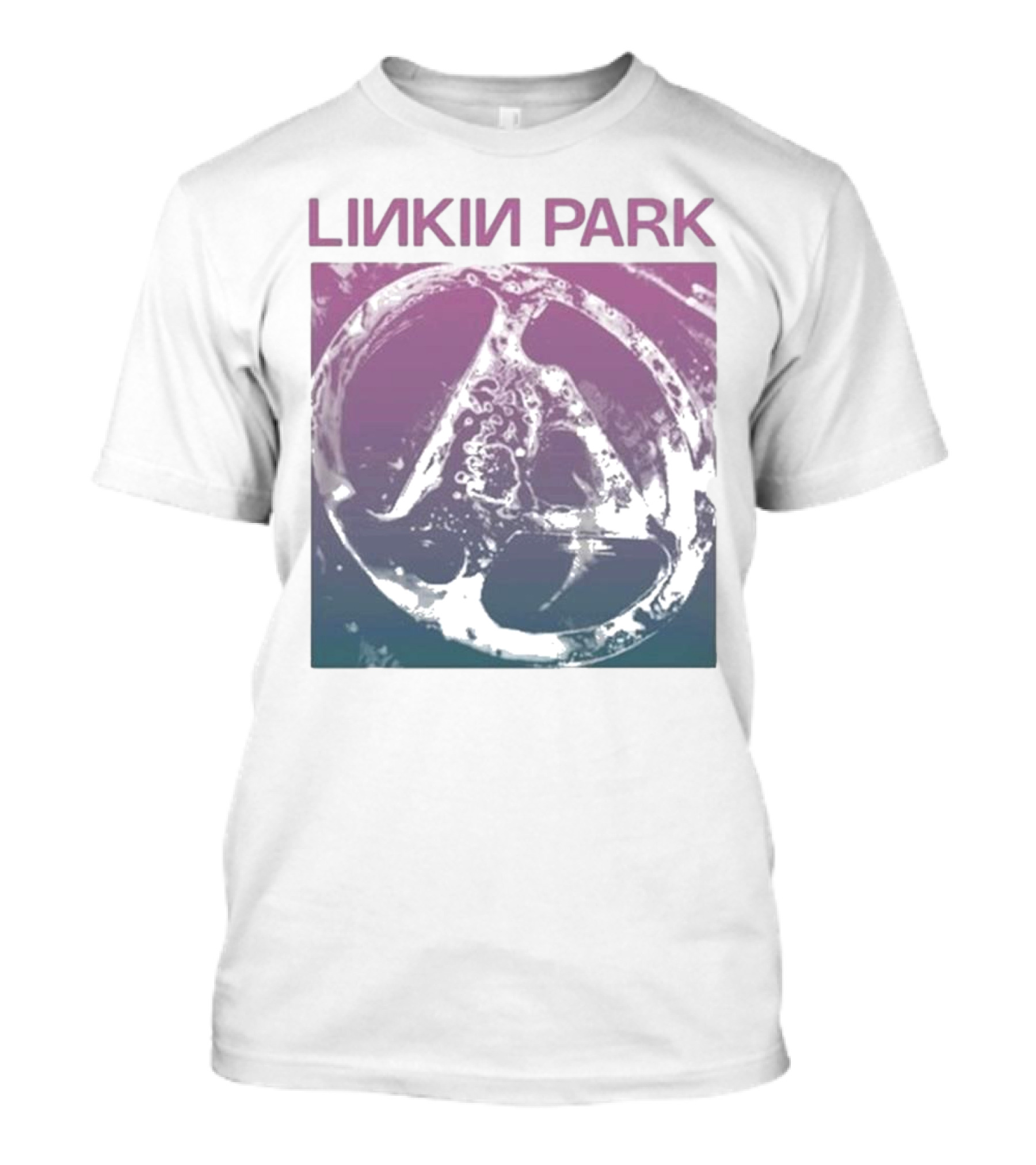Linkin Park Gradient Circle Symbol Fz Deluxe Drop Shoulder T-Shirt