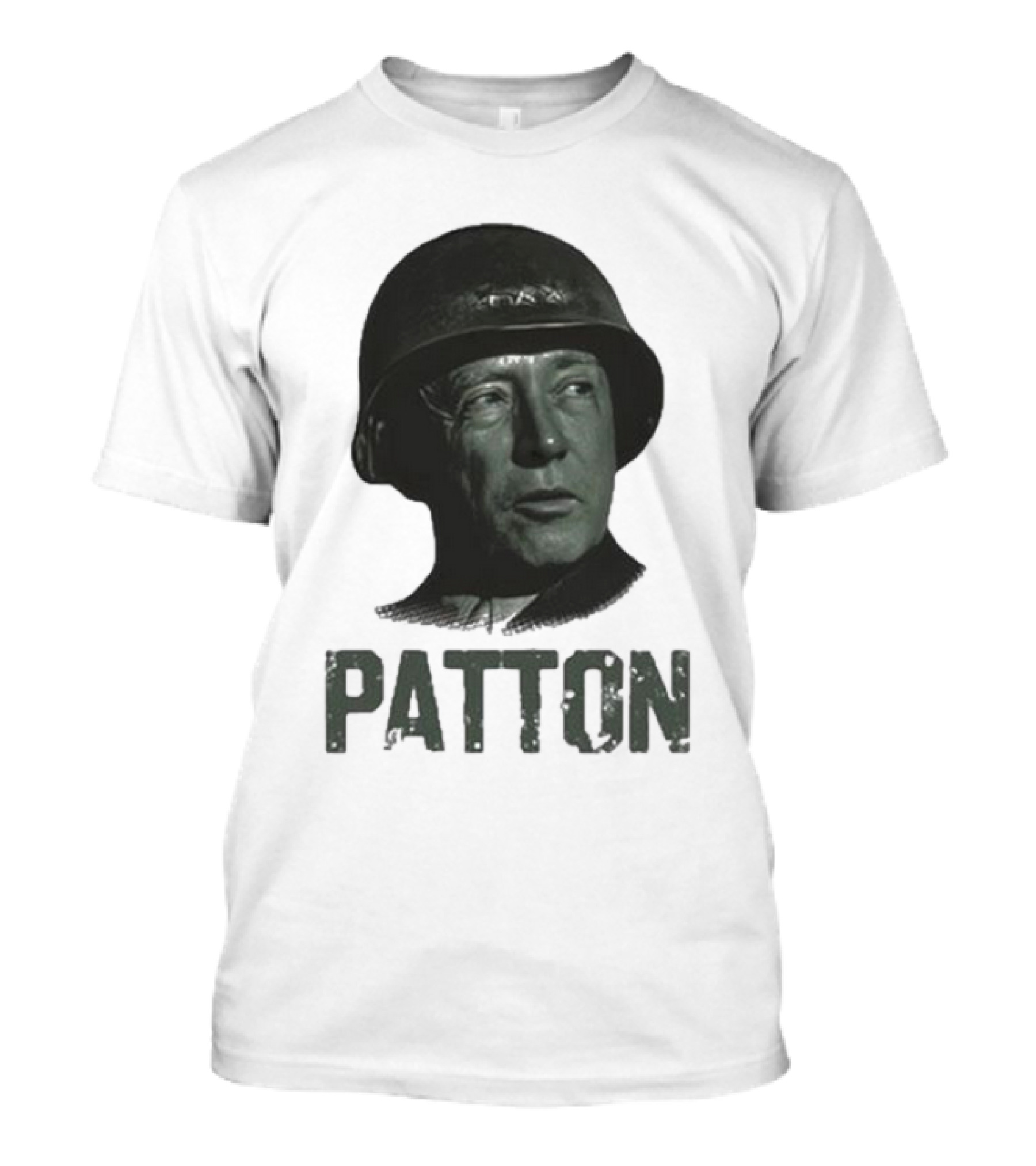 Jake Shields General Patton Helmet Portrait T-Shirt