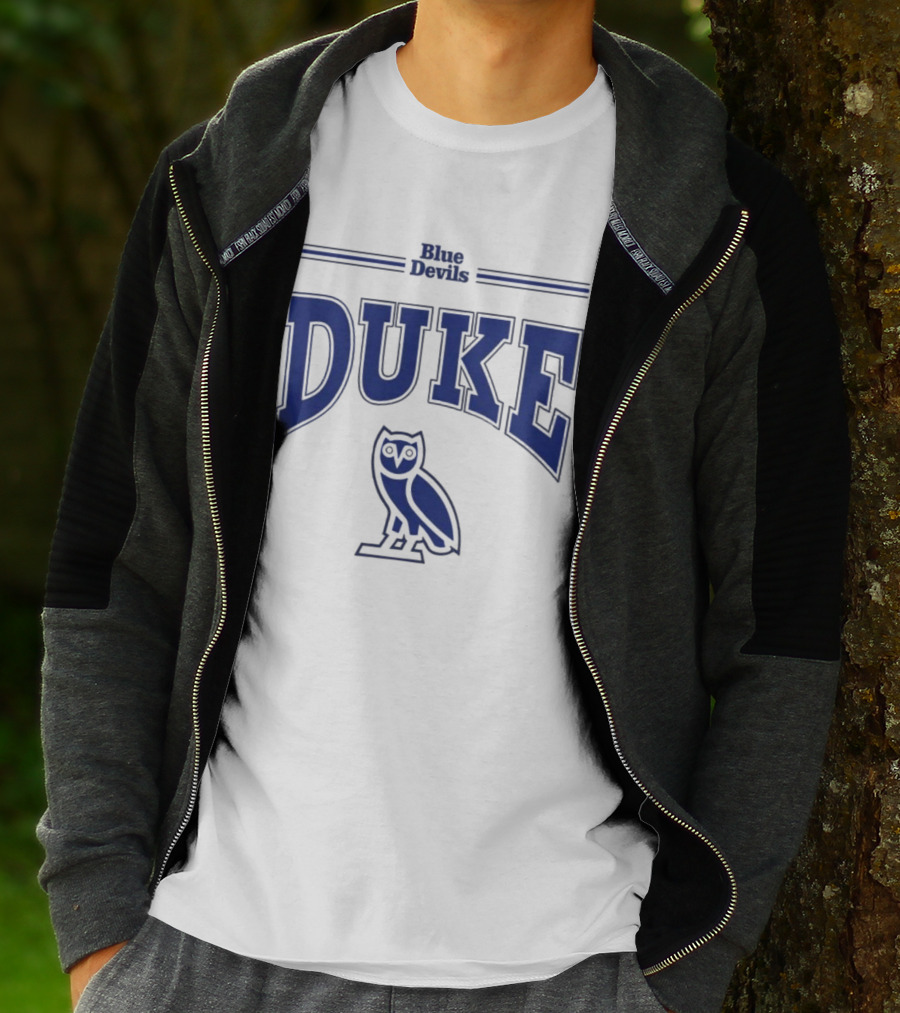 Jayson Tatum Ovo Duke Blue Devils Owl T-Shirt
