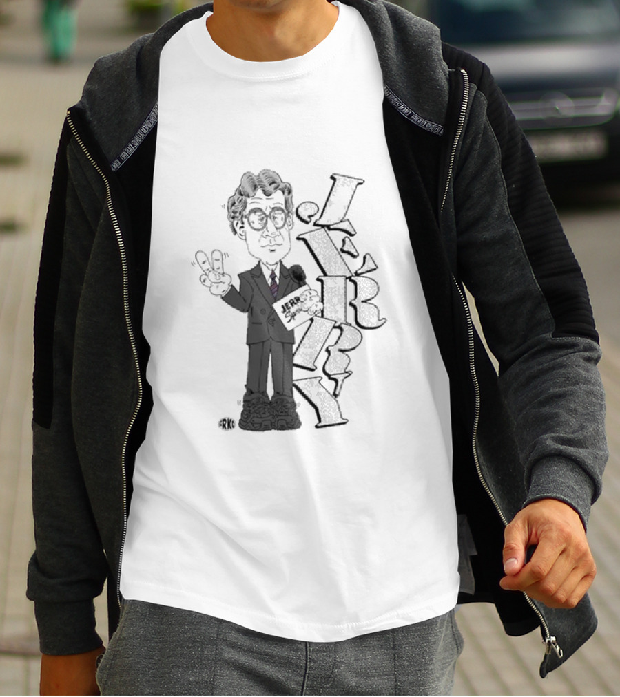 Jerry Tarkanian San Antonio Spurs Frko Basketball Character Cartoon T-Shirt