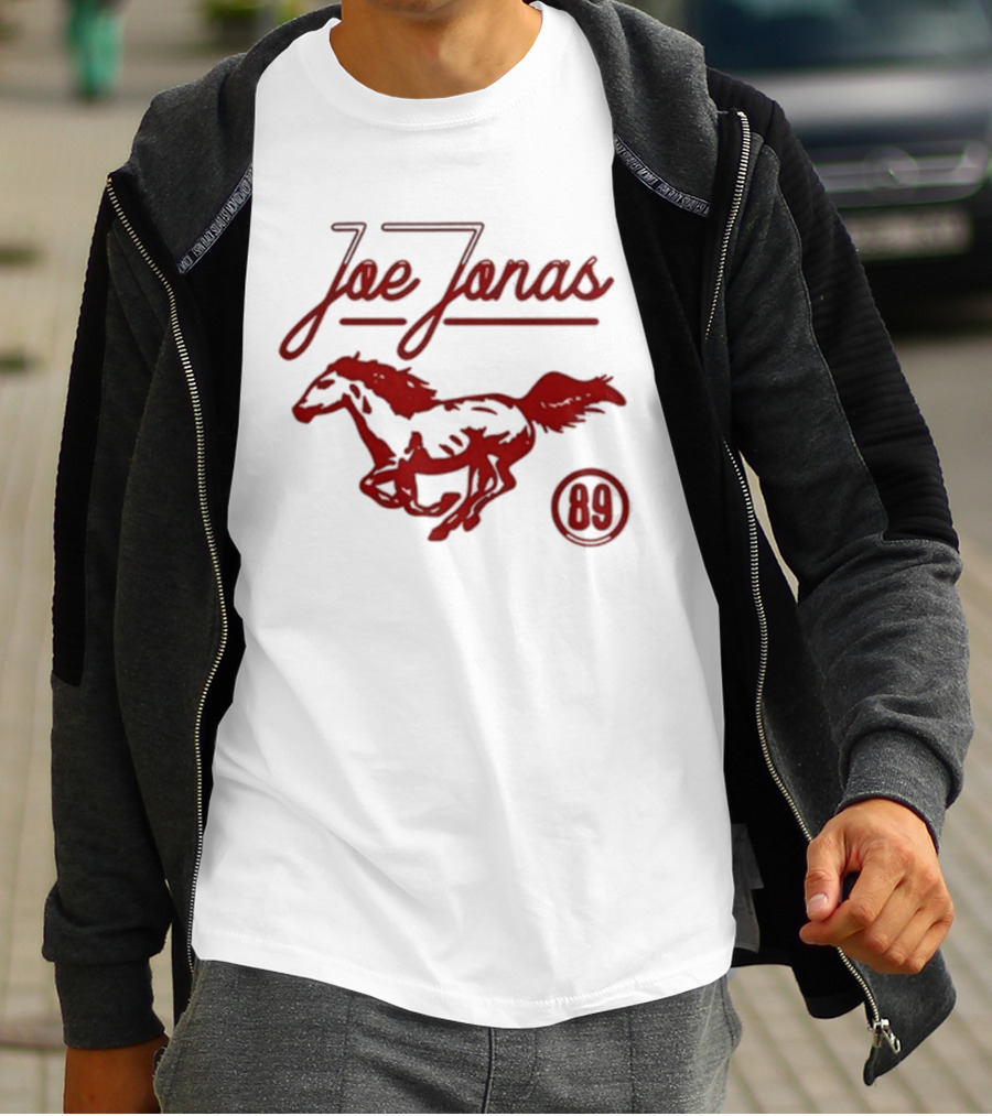 Joe Jonas Mustang 89 Retro Ringer Style T-Shirt