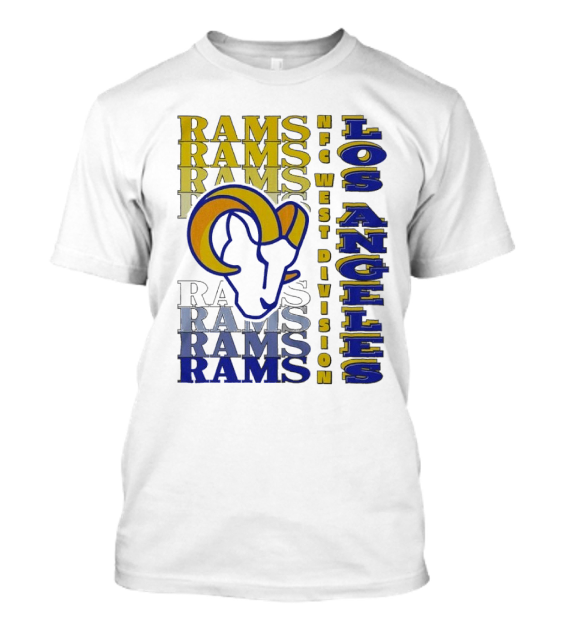 Rams Los Angeles NFC West Division T-Shirt