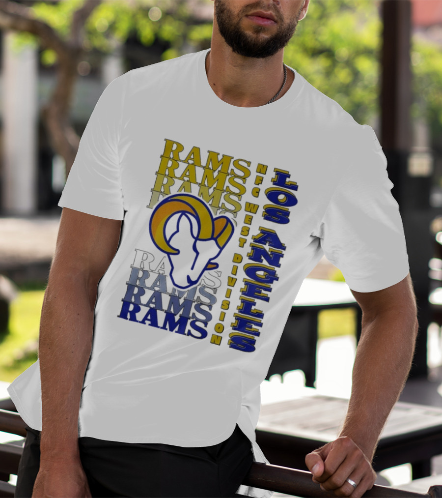 Rams Los Angeles NFC West Division T-Shirt