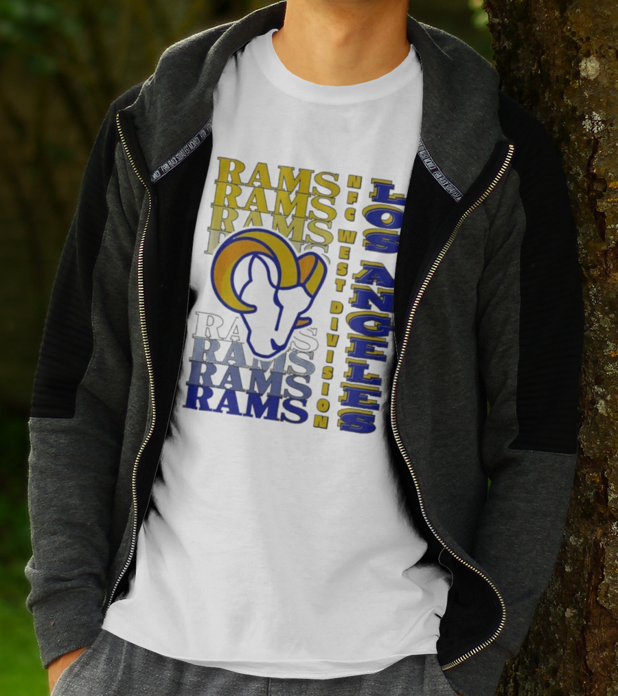 Rams Los Angeles NFC West Division T-Shirt