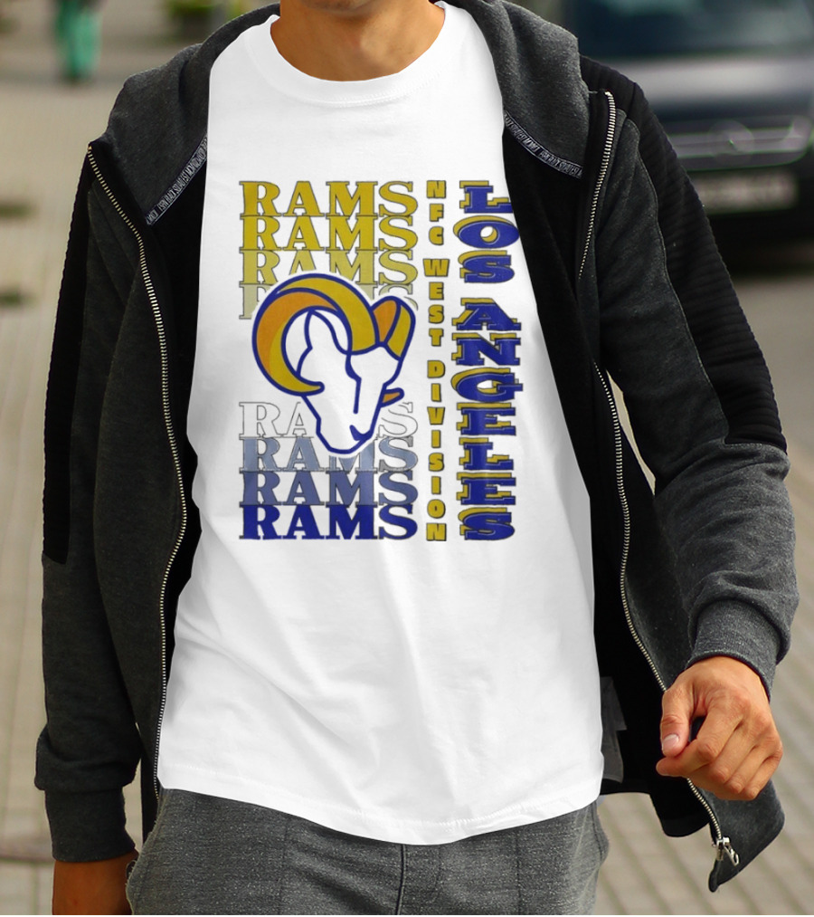 Rams Los Angeles NFC West Division T-Shirt