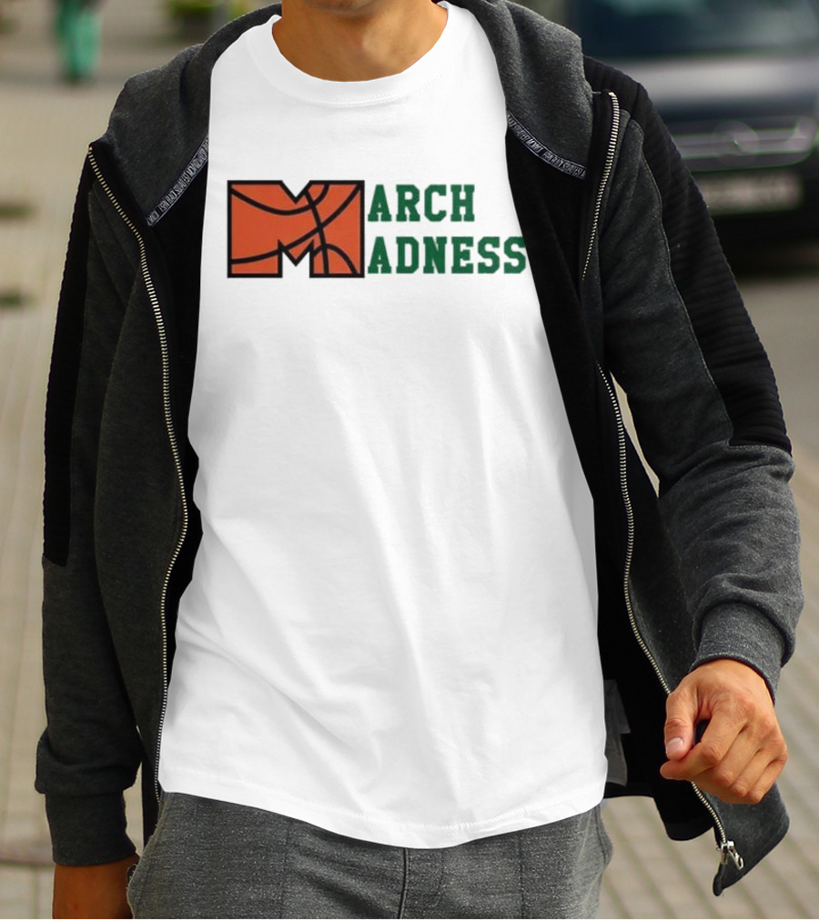March Madness Basketball M Arch Adness T-Shirt