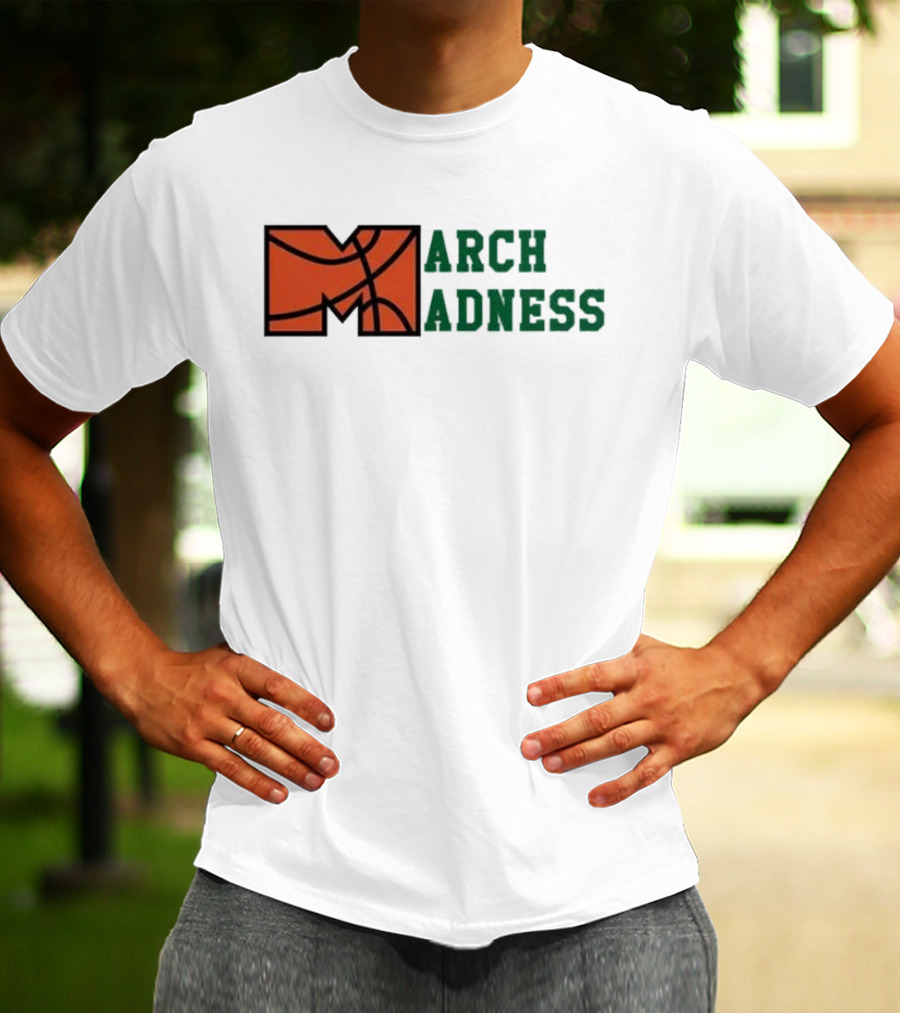 March Madness Basketball M Arch Adness T-Shirt
