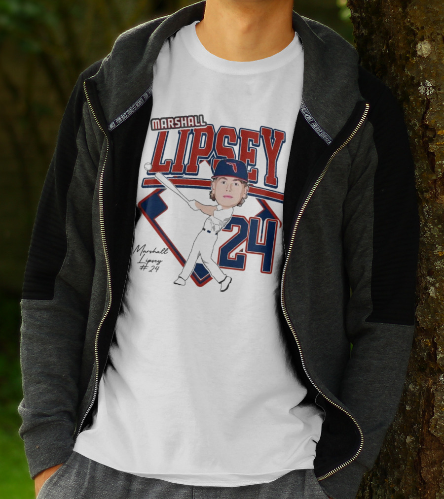 Marshall Lipsey 24 Baseball 2025 M. Reshold T-Shirt
