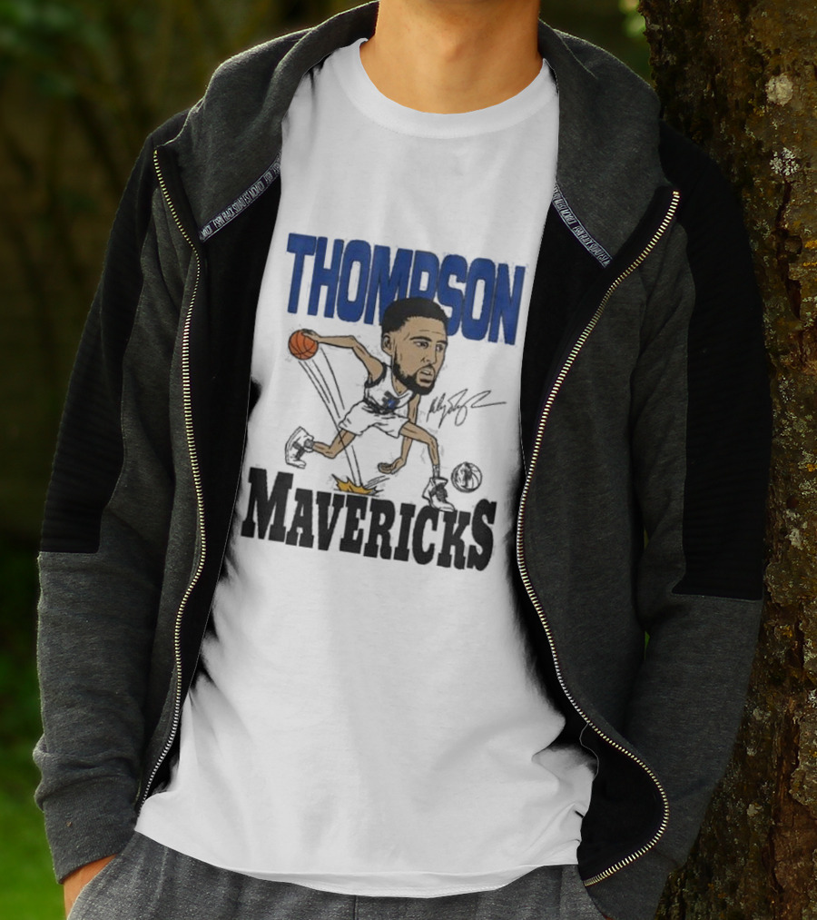 Klay Thompson Mavericks Basketball Caricature T-Shirt