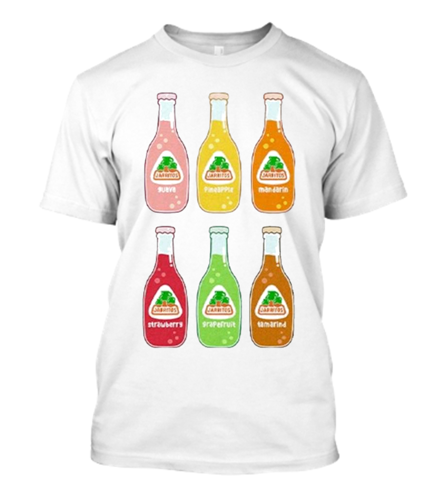 Jarritos Soda Bottle Guava Pineapple Mandarin Strawberry Grapefruit Tamarind T-Shirt