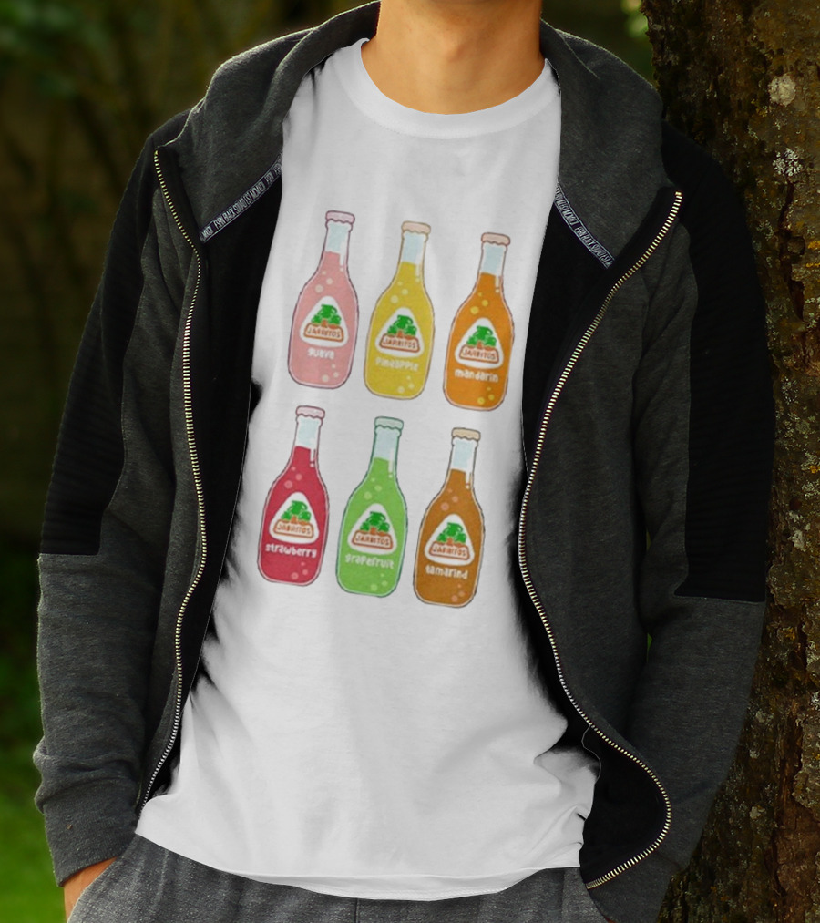 Jarritos Soda Bottle Guava Pineapple Mandarin Strawberry Grapefruit Tamarind T-Shirt
