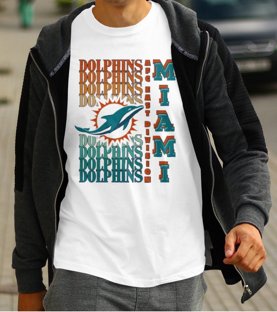 MIAMI Dolphins AFC East Division T-Shirt