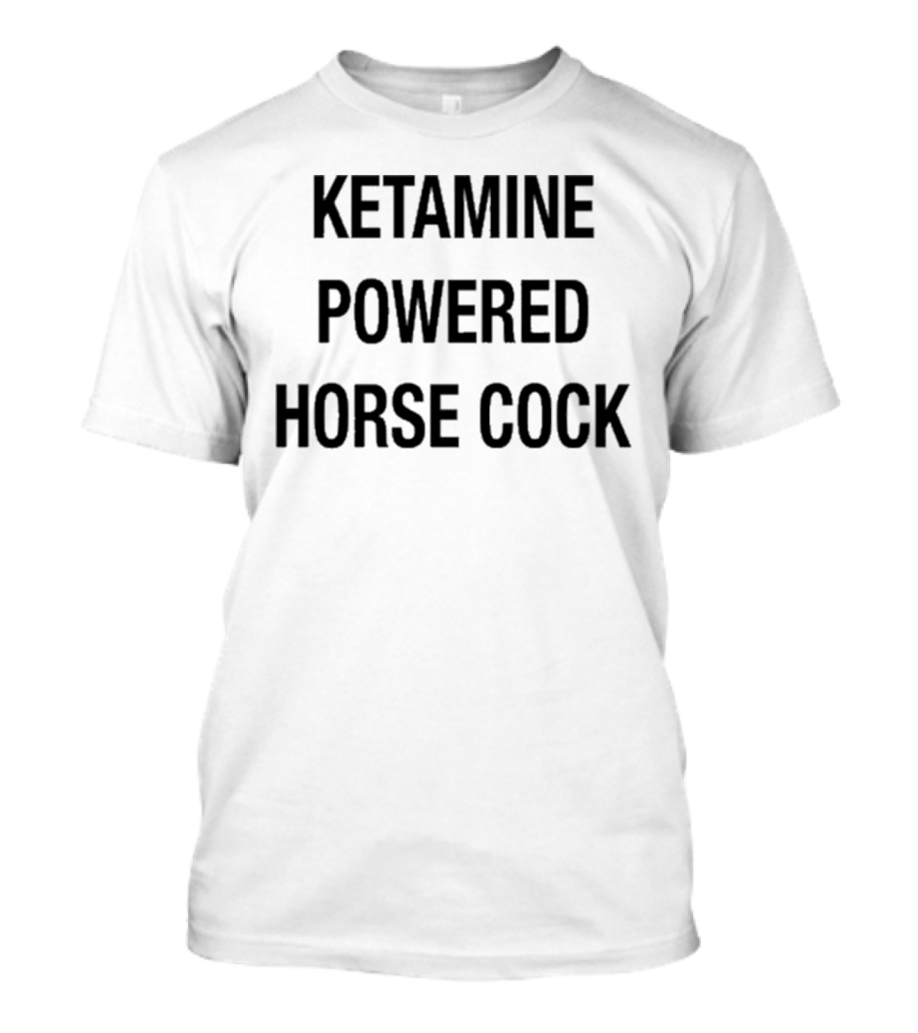 Microplastics Envelope Filter Ketamine Powered Horse Cock T-Shirt