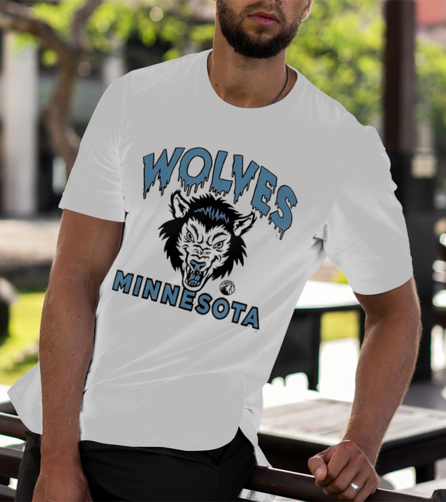 Minnesota Wolves Mascot Tri-Blend T-Shirt