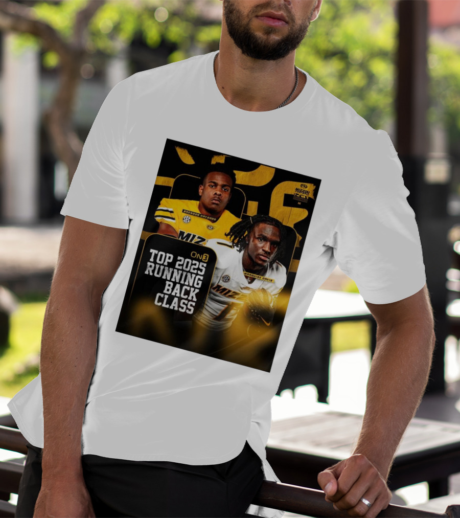 Missouri Football Top 2025 Running Back Class Brendon Haygood Marquise Davis SEC Mizzou T-Shirt