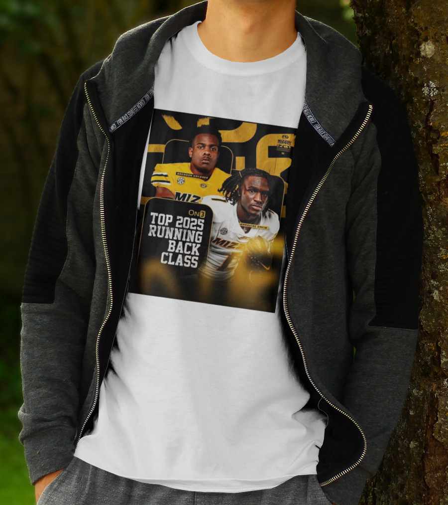 Missouri Football Top 2025 Running Back Class Brendon Haygood Marquise Davis SEC Mizzou T-Shirt